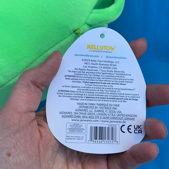 Original Squishmallows Gobo Gummy Bear 7 “ Inch First To Market TwoInStock NWTS - Picture 5 of 9